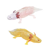 Maxbell PVC Salamander Figure Simulated Salamander Toy for Toddlers Gift Party Favor Pink
