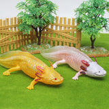 Maxbell PVC Salamander Figure Simulated Salamander Toy for Toddlers Gift Party Favor Pink