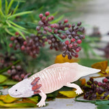 Maxbell PVC Salamander Figure Simulated Salamander Toy for Toddlers Gift Party Favor Pink