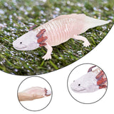Maxbell PVC Salamander Figure Simulated Salamander Toy for Toddlers Gift Party Favor Pink