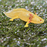 Maxbell PVC Salamander Figure Simulated Salamander Toy for Toddlers Gift Party Favor Yellow