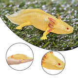 Maxbell PVC Salamander Figure Simulated Salamander Toy for Toddlers Gift Party Favor Yellow