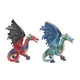 Maxbell Dragon Mythical Toy Model Figure Play Toy Figurine Action Figure for Ages 4+ red