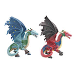Maxbell Dragon Mythical Toy Model Figure Play Toy Figurine Action Figure for Ages 4+ red