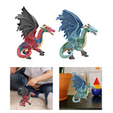 Maxbell Dragon Mythical Toy Model Figure Play Toy Figurine Action Figure for Ages 4+ red