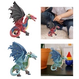 Maxbell Dragon Mythical Toy Model Figure Play Toy Figurine Action Figure for Ages 4+ red