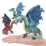 Maxbell Dragon Mythical Toy Model Figure Play Toy Figurine Action Figure for Ages 4+ red