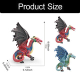 Maxbell Dragon Mythical Toy Model Figure Play Toy Figurine Action Figure for Ages 4+ blue