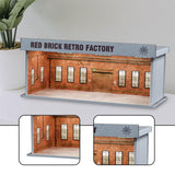 Maxbell 1/64 Parking Lot Scene Display Case with Light for Birthday Gift Collections