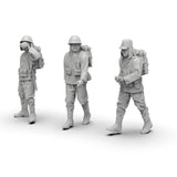 Maxbell 11Pcs Miniature Figures Unpainted Resin Mini Models for Hobby Family Friends 5cm