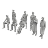 Maxbell 8x Soldier Figure Models Resin Miniature Figurines for Games Miniature Scene 2.4cm