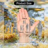 Maxbell 8x Soldier Figure Models Resin Miniature Figurines for Games Miniature Scene 2.4cm