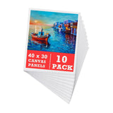 Maxbell 10 Pieces Painting Canvas Art Canvases Board for Crafting Watercolor Tempera
