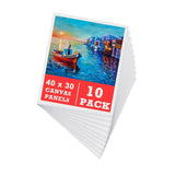 Maxbell 10 Pieces Painting Canvas Art Canvases Board for Crafting Watercolor Tempera