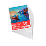 Maxbell 10 Pieces Painting Canvas Art Canvases Board for Crafting Watercolor Tempera