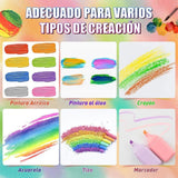 Maxbell 10 Pieces Painting Canvas Art Canvases Board for Crafting Watercolor Tempera