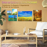 Maxbell 10 Pieces Painting Canvas Art Canvases Board for Crafting Watercolor Tempera