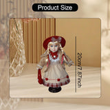 Maxbell Collectible Victorian Porcelain Doll Beautiful Clothes Girl Standing Figures