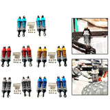 Maxbell 4x Hydraulic Shock Absorbers for RC Car Spare Parts Dampers Set for MN82 C14 Sky Blue