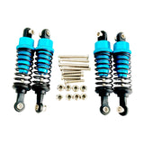 Maxbell 4x Hydraulic Shock Absorbers for RC Car Spare Parts Dampers Set for MN82 C14 Sky Blue