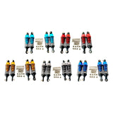 Maxbell 4x Hydraulic Shock Absorbers for RC Car Spare Parts Dampers Set for MN82 C14 Sky Blue