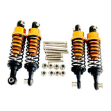 Maxbell 4x Hydraulic Shock Absorbers for RC Car Spare Parts Dampers Set for MN82 C14 Gold