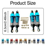 Maxbell 4x Hydraulic Shock Absorbers for RC Car Spare Parts Dampers Set for MN82 C14 Titanium
