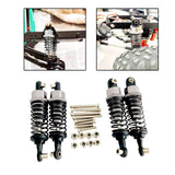 Maxbell 4x Hydraulic Shock Absorbers for RC Car Spare Parts Dampers Set for MN82 C14 Titanium