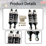 Maxbell 4x Hydraulic Shock Absorbers for RC Car Spare Parts Dampers Set for MN82 C14 Titanium