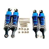Maxbell 4x Hydraulic Shock Absorbers for RC Car Spare Parts Dampers Set for MN82 C14 Dark Blue