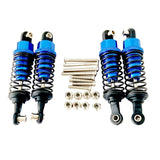 Maxbell 4x Hydraulic Shock Absorbers for RC Car Spare Parts Dampers Set for MN82 C14 Dark Blue