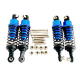 Maxbell 4x Hydraulic Shock Absorbers for RC Car Spare Parts Dampers Set for MN82 C14 Dark Blue