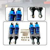 Maxbell 4x Hydraulic Shock Absorbers for RC Car Spare Parts Dampers Set for MN82 C14 Dark Blue