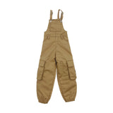 Maxbell 1/6 Scale Bib Overalls Mini Long Pants with Pocket for 12in Figures Dress up Khaki