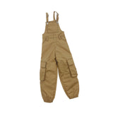 Maxbell 1/6 Scale Bib Overalls Mini Long Pants with Pocket for 12in Figures Dress up Khaki