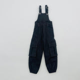 Maxbell 1/6 Scale Bib Overalls Mini Long Pants with Pocket for 12in Figures Dress up gray