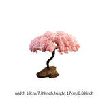 Maxbell Tree Model Cherry Blossom Tree Miniature Tree Decor for Building Model Train