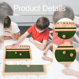 Maxbell Shut The Box Dice Game 12 Numbers for Kids Adults for Bar Gift Entertainment