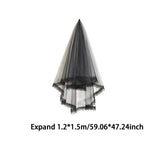 Maxbell Bridal Veil Mesh Veils for Women for Party Halloween Costume