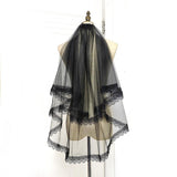 Maxbell Bridal Veil Mesh Veils for Women for Party Halloween Costume
