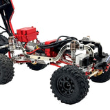 Maxbell 2x Stainless Steel Chassis Frame Rails for H12Y H12Y+ H12P 1:12 Scale RC Car