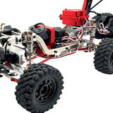 Maxbell 2x Stainless Steel Chassis Frame Rails for H12Y H12Y+ H12P 1:12 Scale RC Car