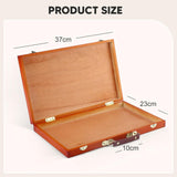 Maxbell Wooden Painting Box Travel Beginners Portable Retro Design Drawing Tool Case