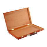 Maxbell Wooden Painting Box Travel Beginners Portable Retro Design Drawing Tool Case