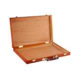 Maxbell Wooden Painting Box Travel Beginners Portable Retro Design Drawing Tool Case