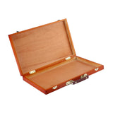 Maxbell Wooden Painting Box Travel Beginners Portable Retro Design Drawing Tool Case