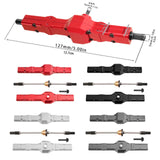 Maxbell RC Car Rear Bridge Assembly 127mm Upgrade Part for 1/16 C14 1/10 Red