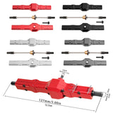 Maxbell RC Car Rear Bridge Assembly 127mm Upgrade Part for 1/16 C14 1/10 Red