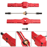 Maxbell RC Car Rear Bridge Assembly 127mm Upgrade Part for 1/16 C14 1/10 Red