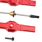 Maxbell RC Car Rear Bridge Assembly 127mm Upgrade Part for 1/16 C14 1/10 Red